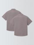 John Lewis Boys' Short Sleeve School Shirt, Pack of 2,