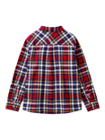 Benetton Kids' Check Flannel Shirt, Multi