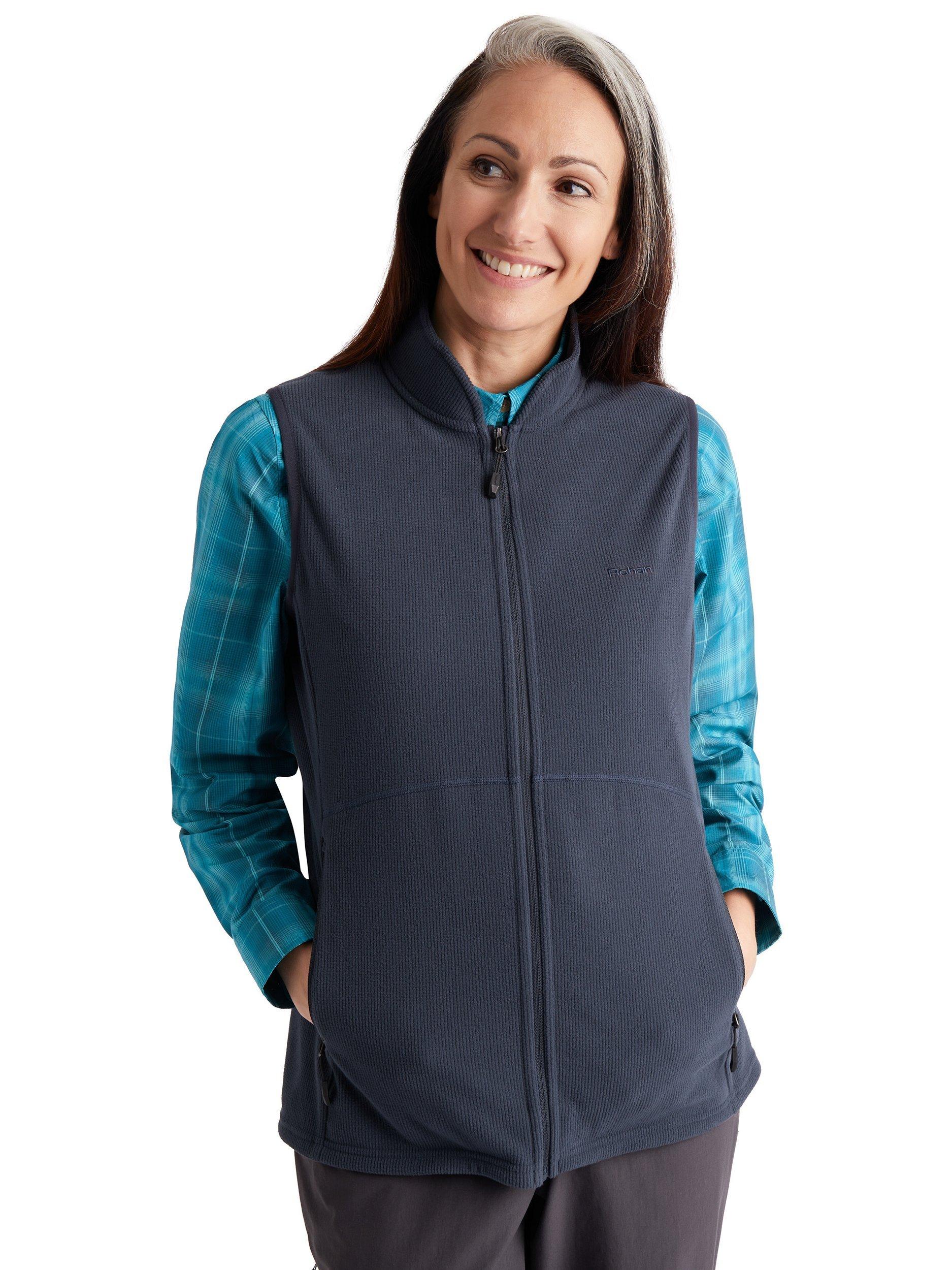 Product image 1 of 4, which shows Rohan Microgrid Fleece Gilet, True Navy, XS
