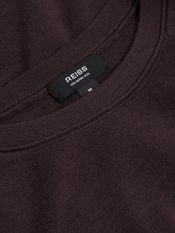 Reiss Wessex Knit Merino Wool Jumper - view 2, Dark Bordeaux