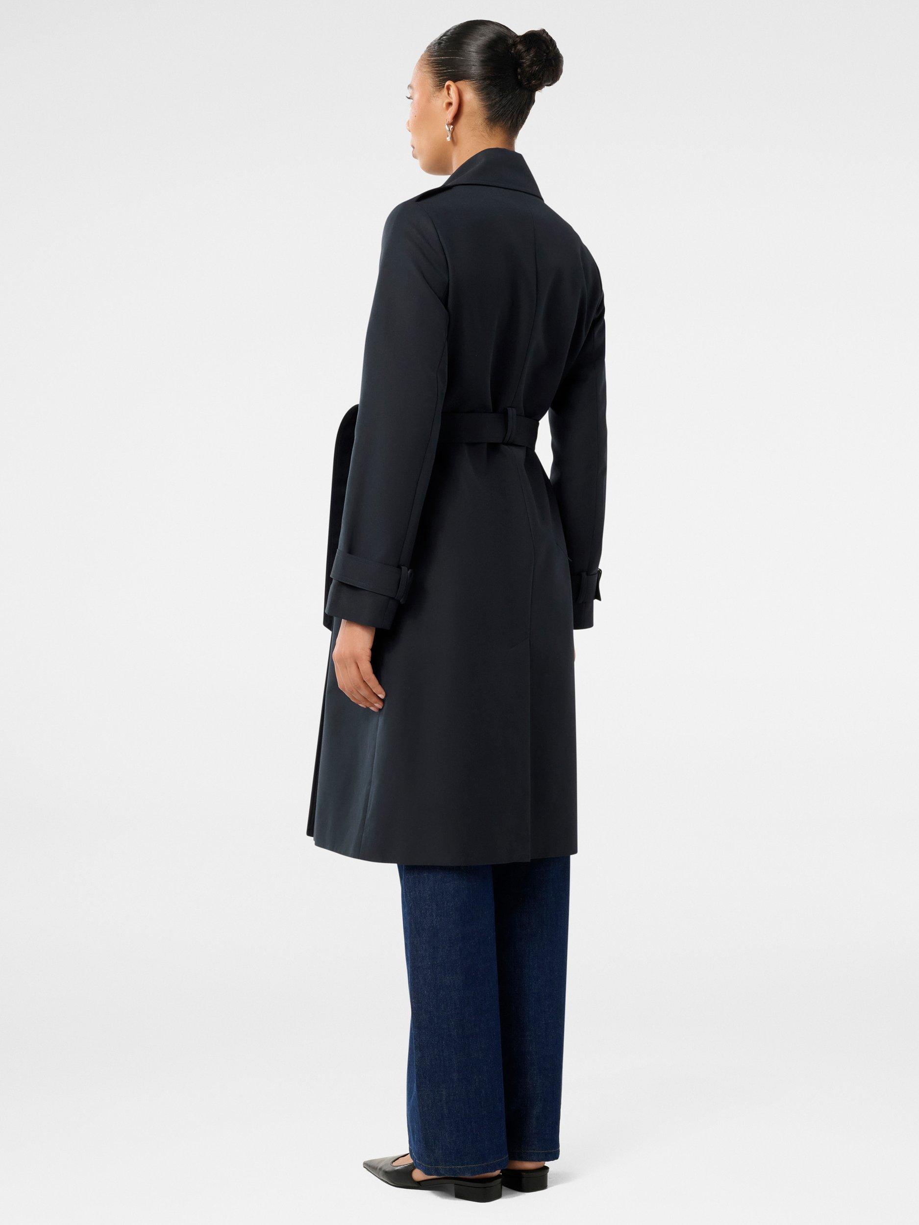 Product image 2 of 5, which shows Forever New Maggie Trench Coat, True Navy, 4