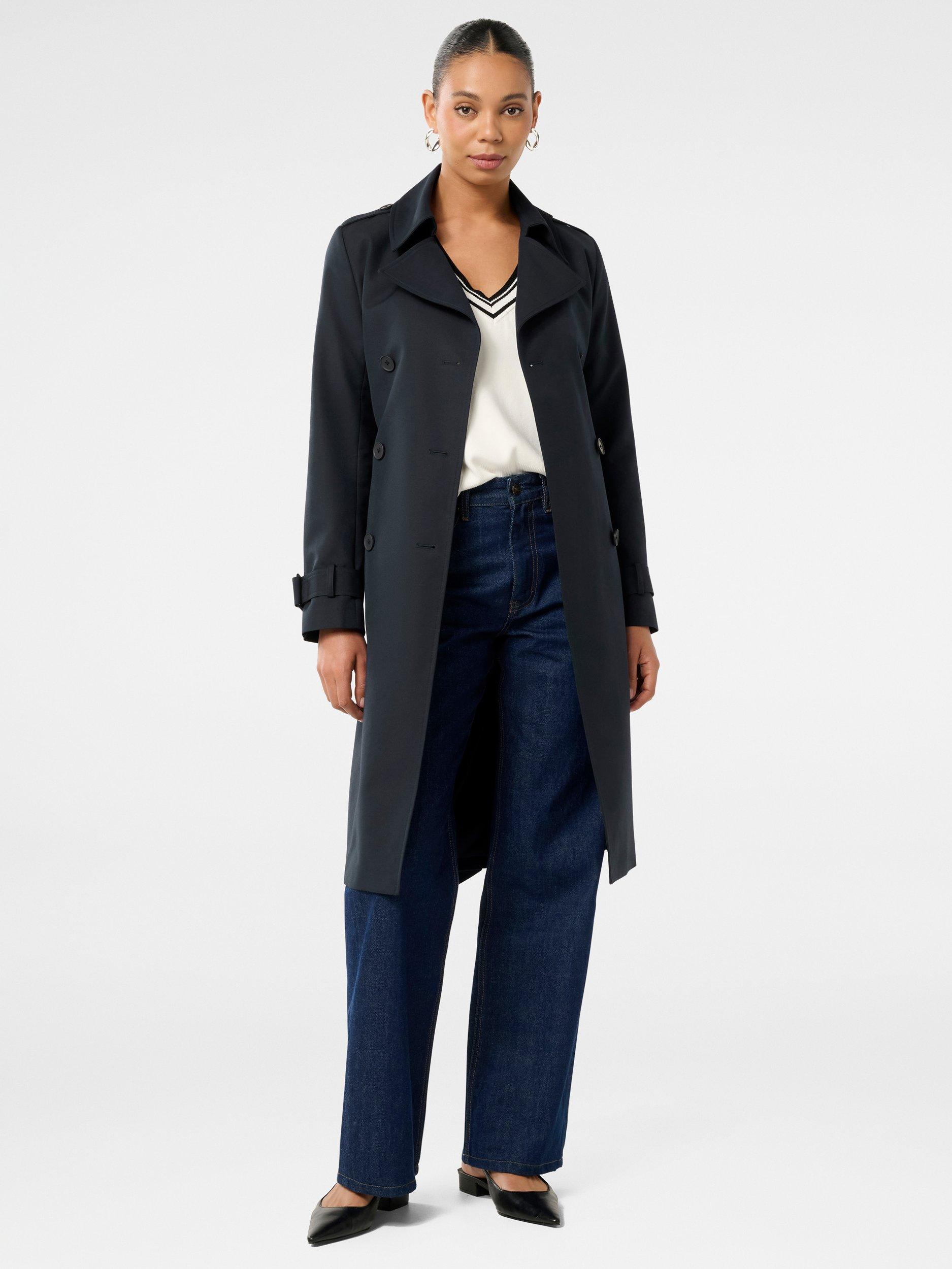 Product image 5 of 5, which shows Forever New Maggie Trench Coat, True Navy, 4