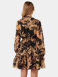 Forever New Aubrey Floral Shirred Waist Mini Dress, Hensley