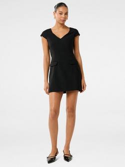 Forever New Layla Cap Sleeve Mini Dress, Black