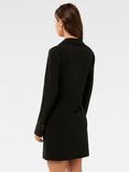 Forever New Madison Twist Shirt Mini Dress, Black, Black