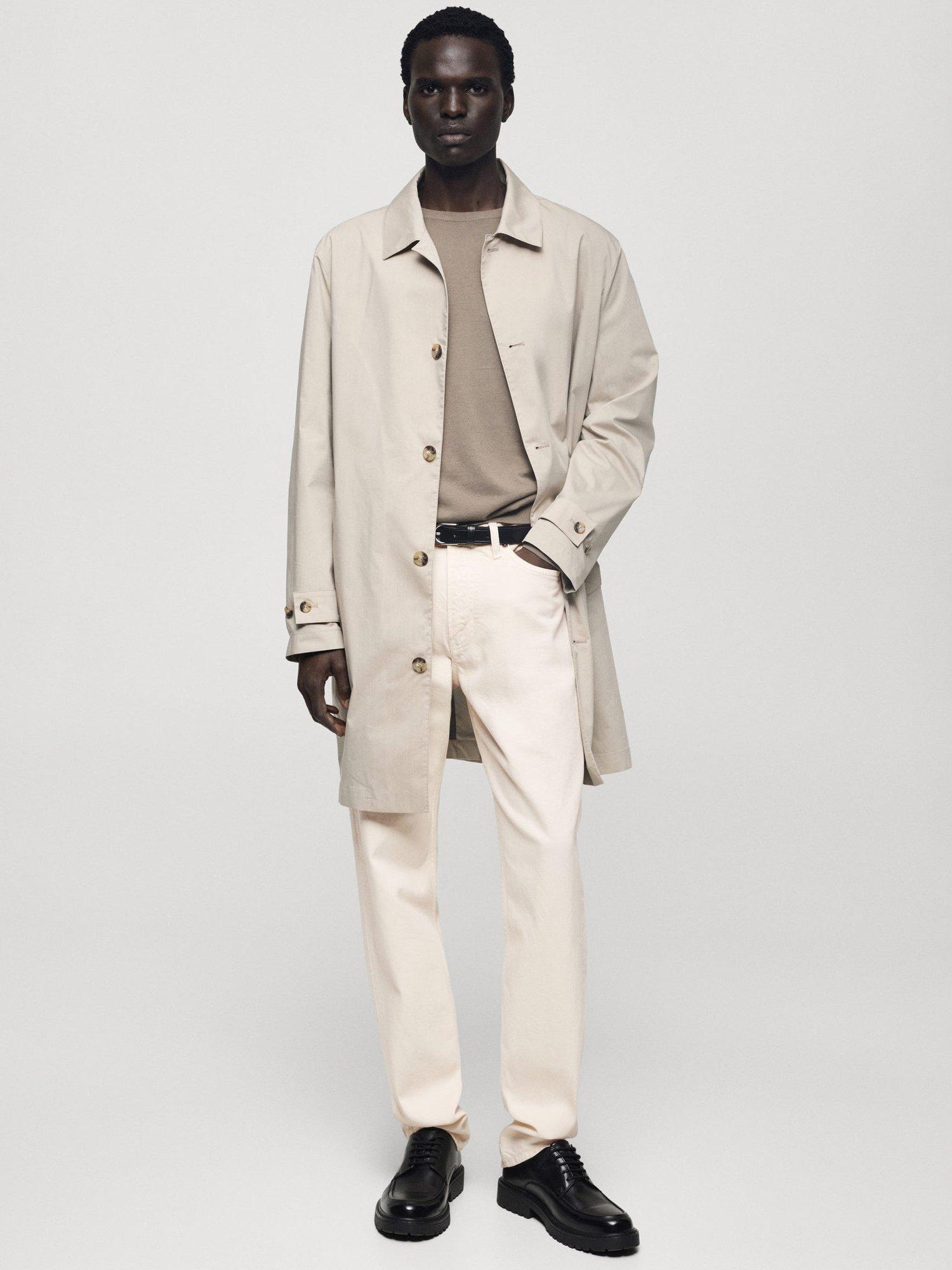 Product image 2 of 8, which shows Mango Bob Regular Fit Jeans, Light Beige, 31