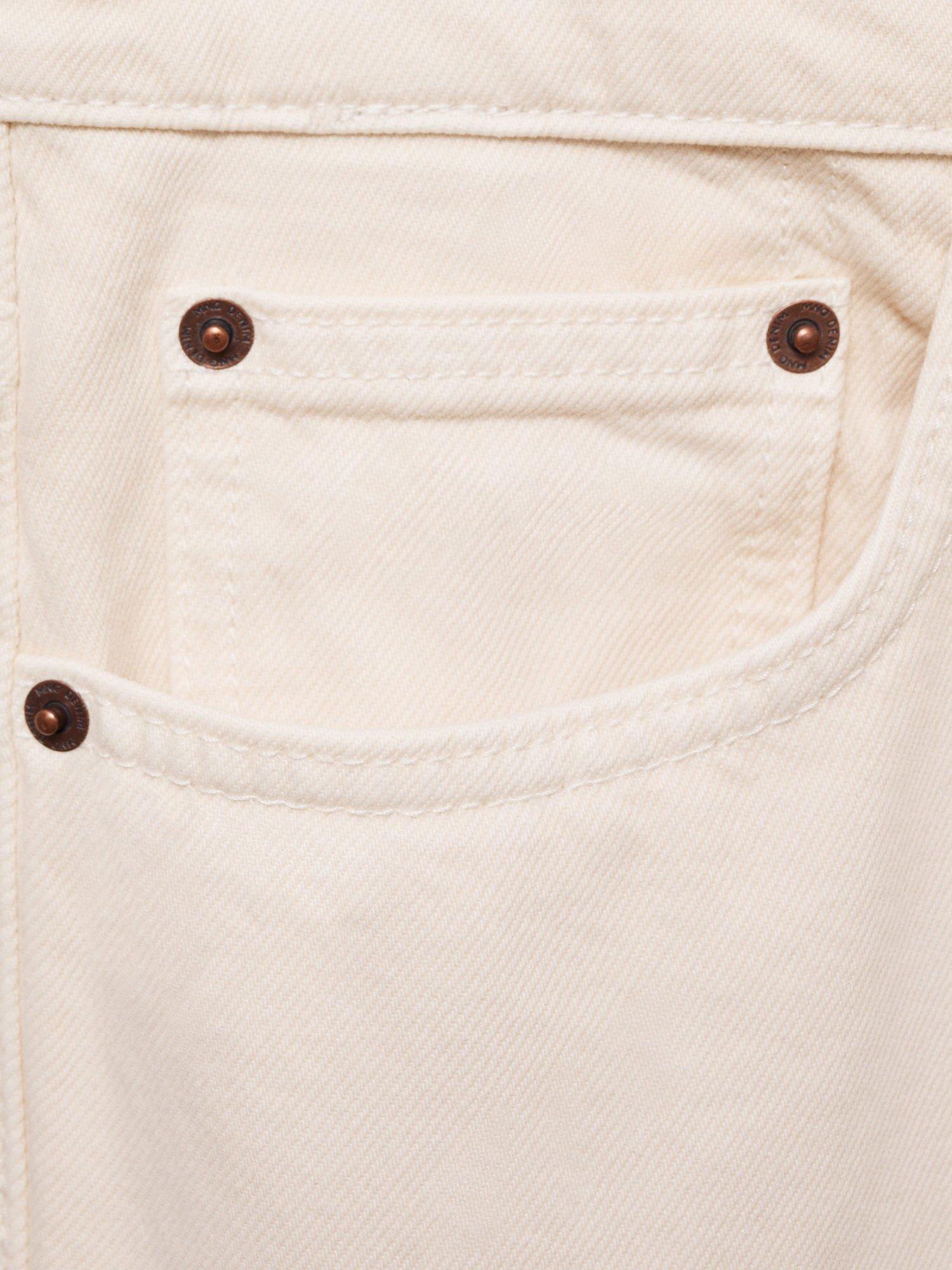 Product image 5 of 8, which shows Mango Bob Regular Fit Jeans, Light Beige, 31