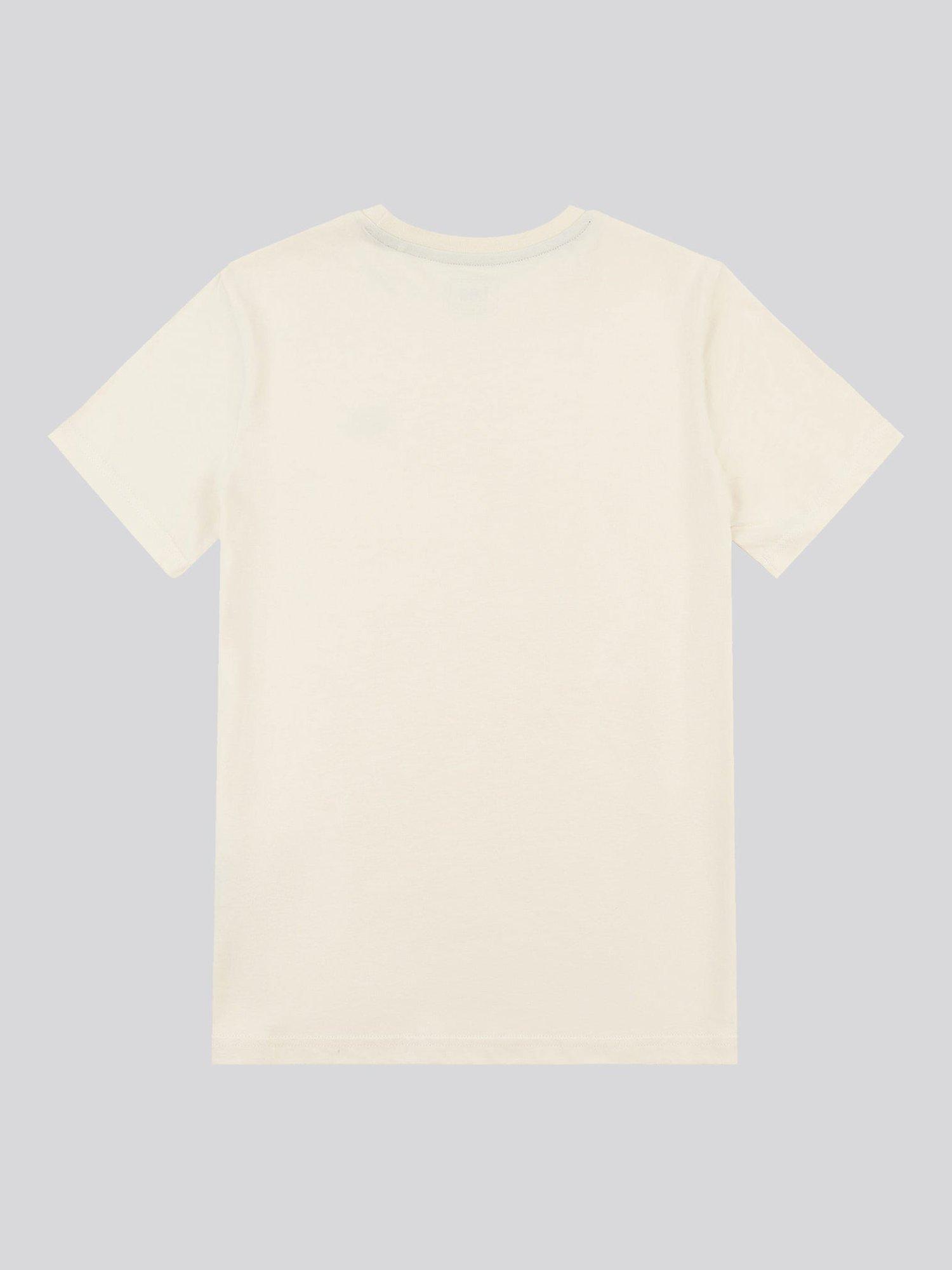 Product image 7 of 8, which shows Lee Kids' Badge Cotton T-Shirt, White Asparagus, 7-8 years