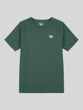 Lee Kids' Badge Cotton T-Shirt, Jungle Green