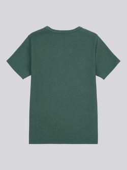 Lee Kids' Badge Cotton T-Shirt - view 2, Jungle Green