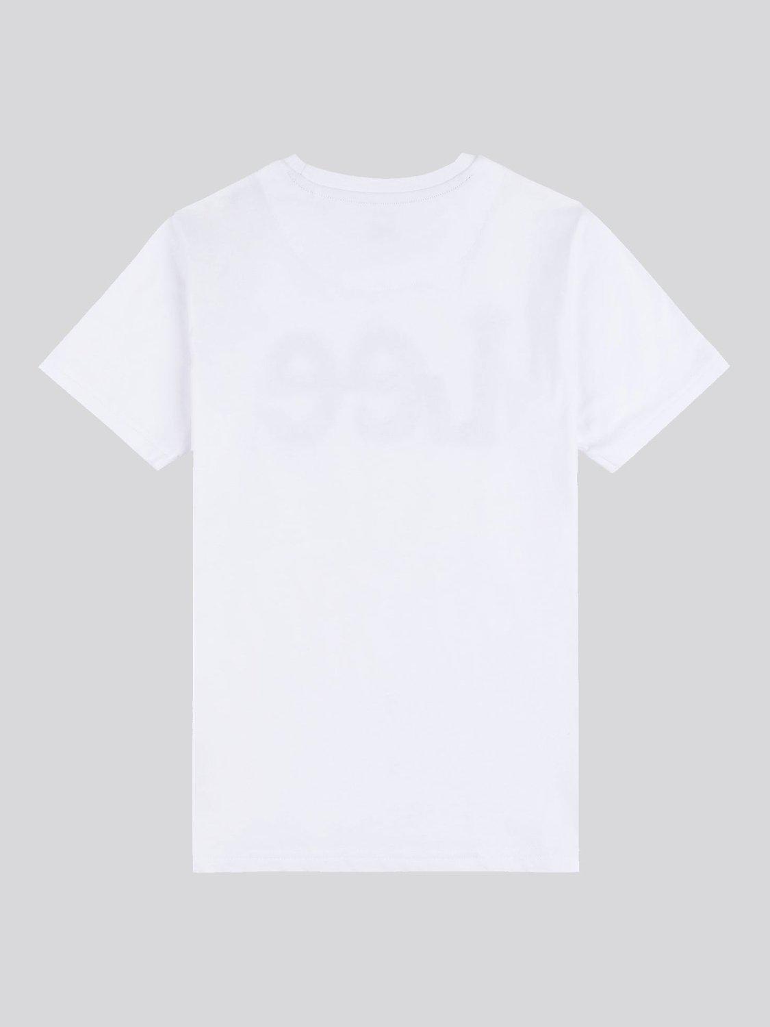 Product image 7 of 8, which shows Lee Kids' Wobbly Logo T-Shirt, Bright White, 7-8 years