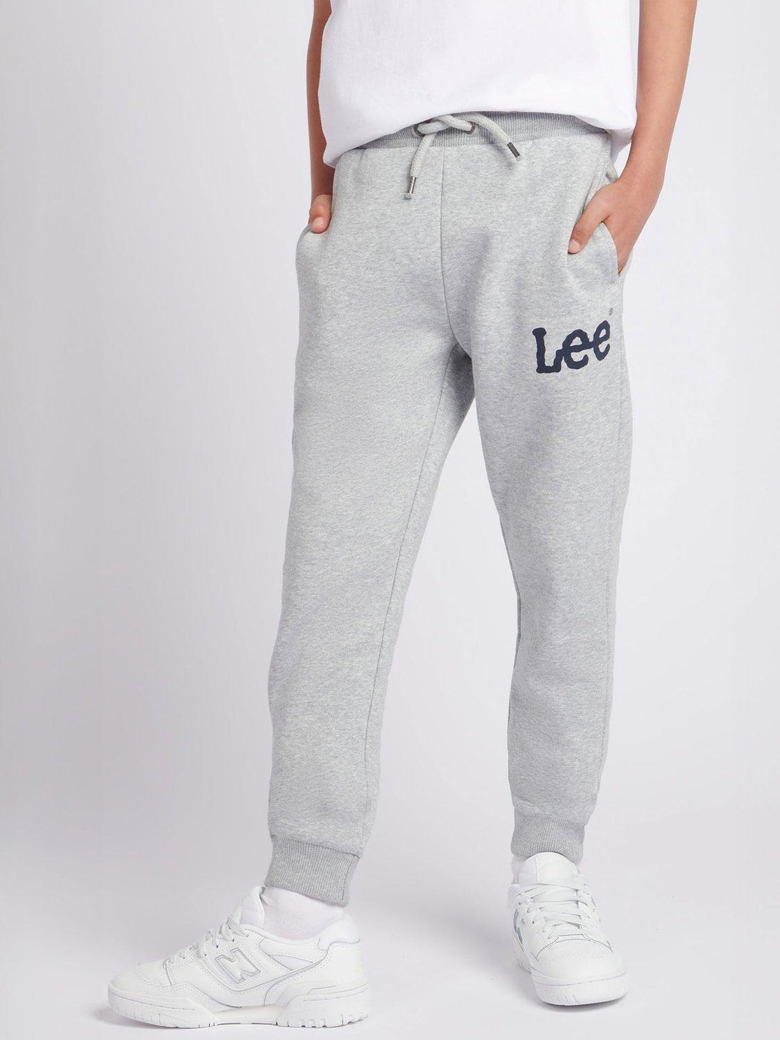 Product image 1 of 6, which shows Lee Kids' Wobbly Graphic Joggers, Vintage Grey Heather, 7-8 years