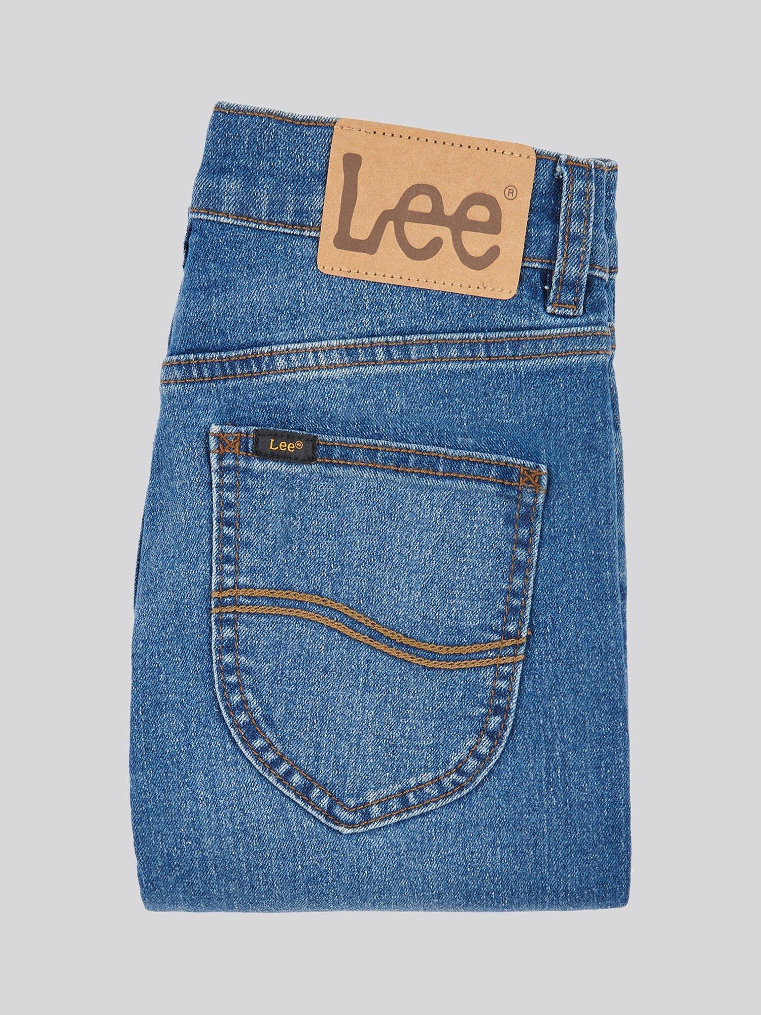 Product image 8 of 8, which shows Lee Kids' Luke Slim Fit Jeans, Wranch Wash, 7-8 years