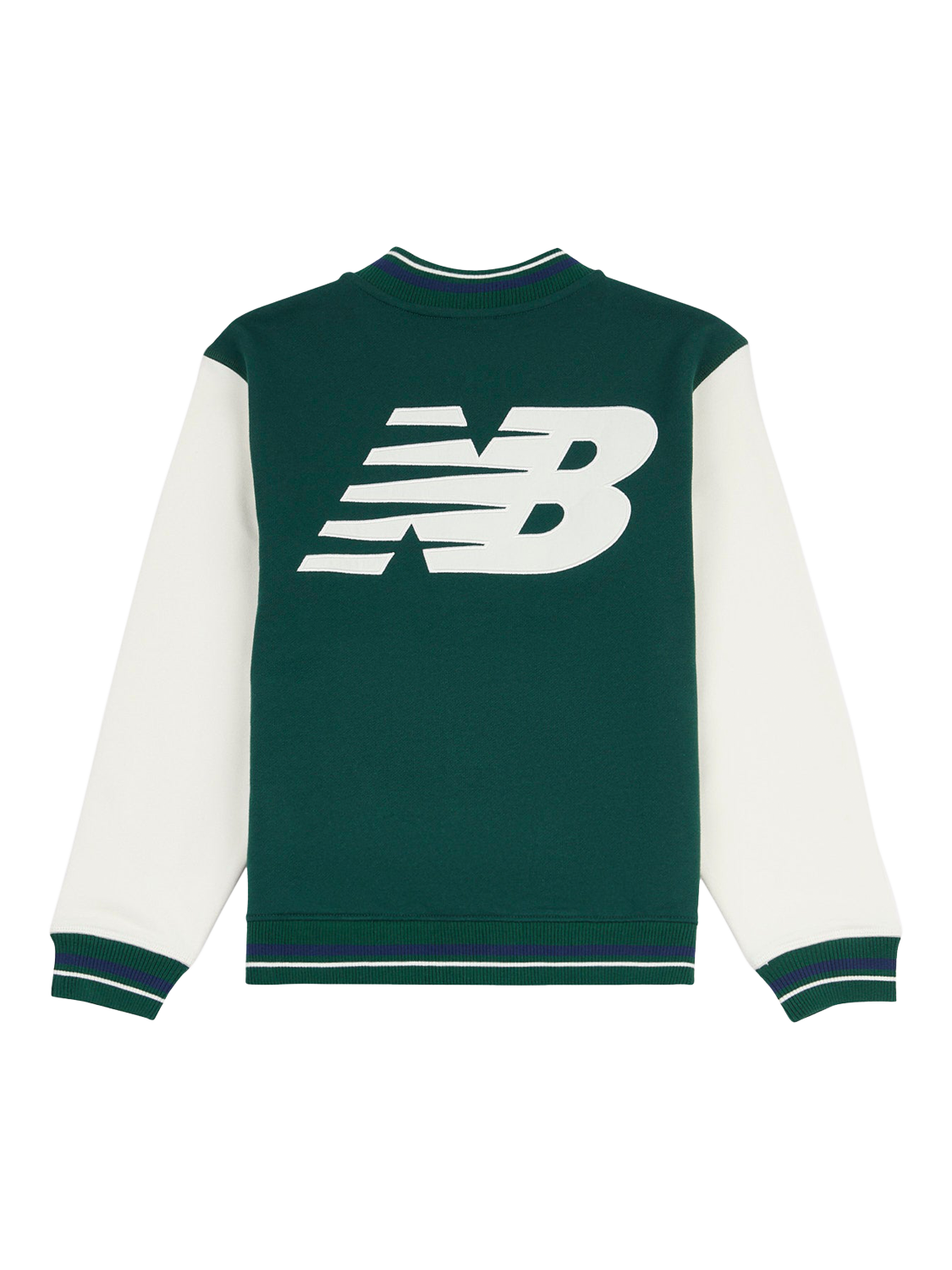 Product image 10 of 11, which shows New Balance Kids' Baseball Jacket, Nightwatch Green, 7-8 years