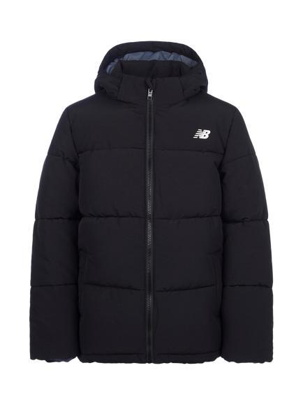 New Balance Kids' Hooded Puffer Coat, Nb Caviar