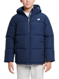 New Balance Kids' Hooded Puffer Coat, Nb Navy