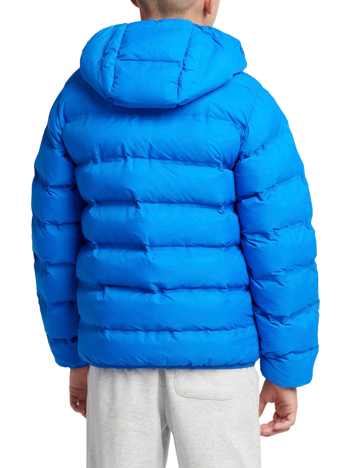 Product image 6 of 10, which shows New Balance Kids' Hooded Quilted Jacket, Blue Oasis, 3-4 years