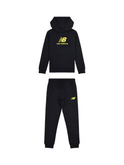 New Balance Kids' Logo Hoodie & Joggers Set, Nb Caviar