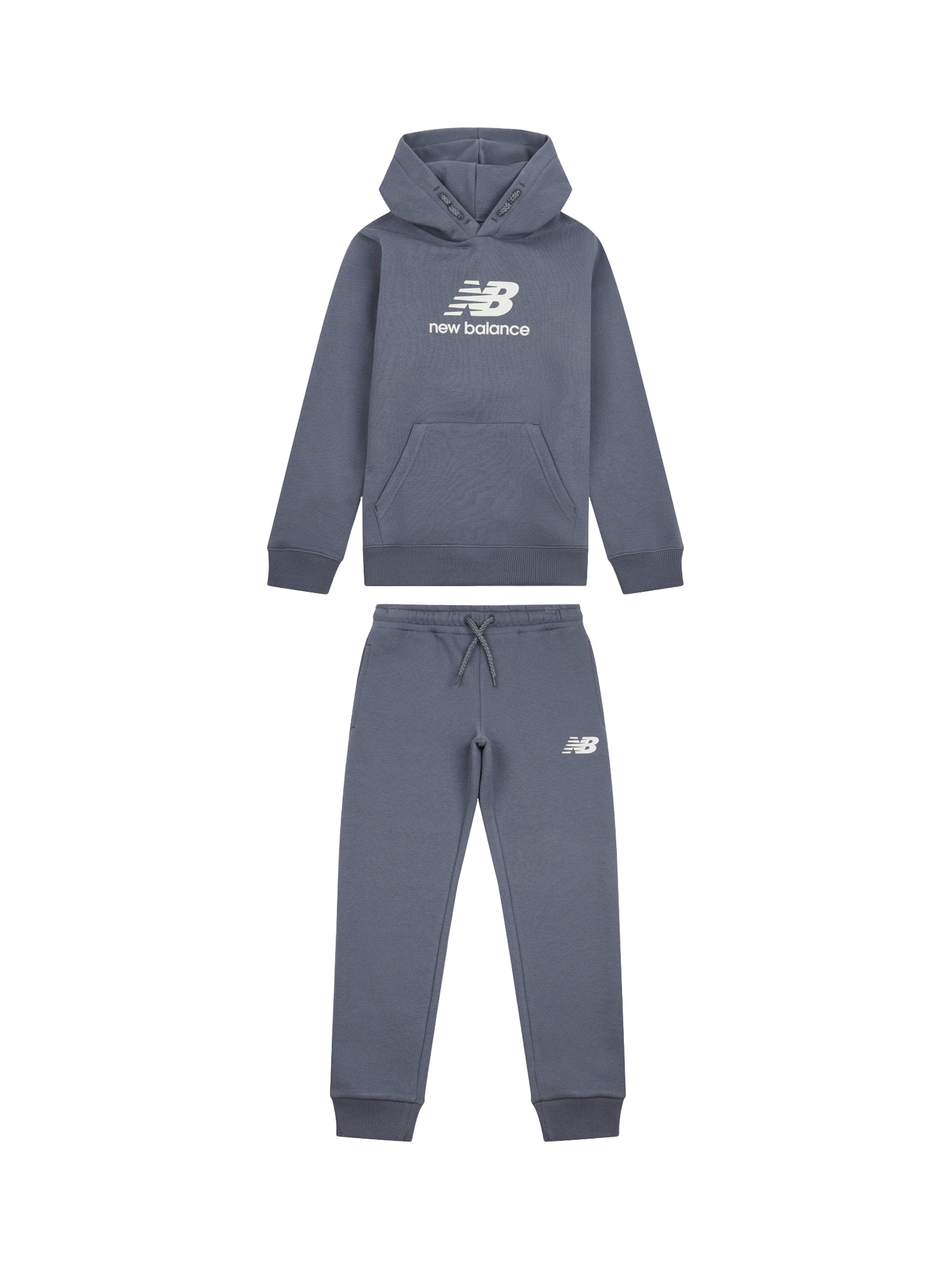 Product image 7 of 9, which shows New Balance Kids' Logo Hoodie & Joggers Set, Graphite, 3-4 years