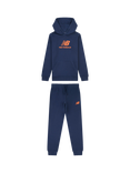 New Balance Kids' Logo Hoodie & Joggers Set, Nb Navy
