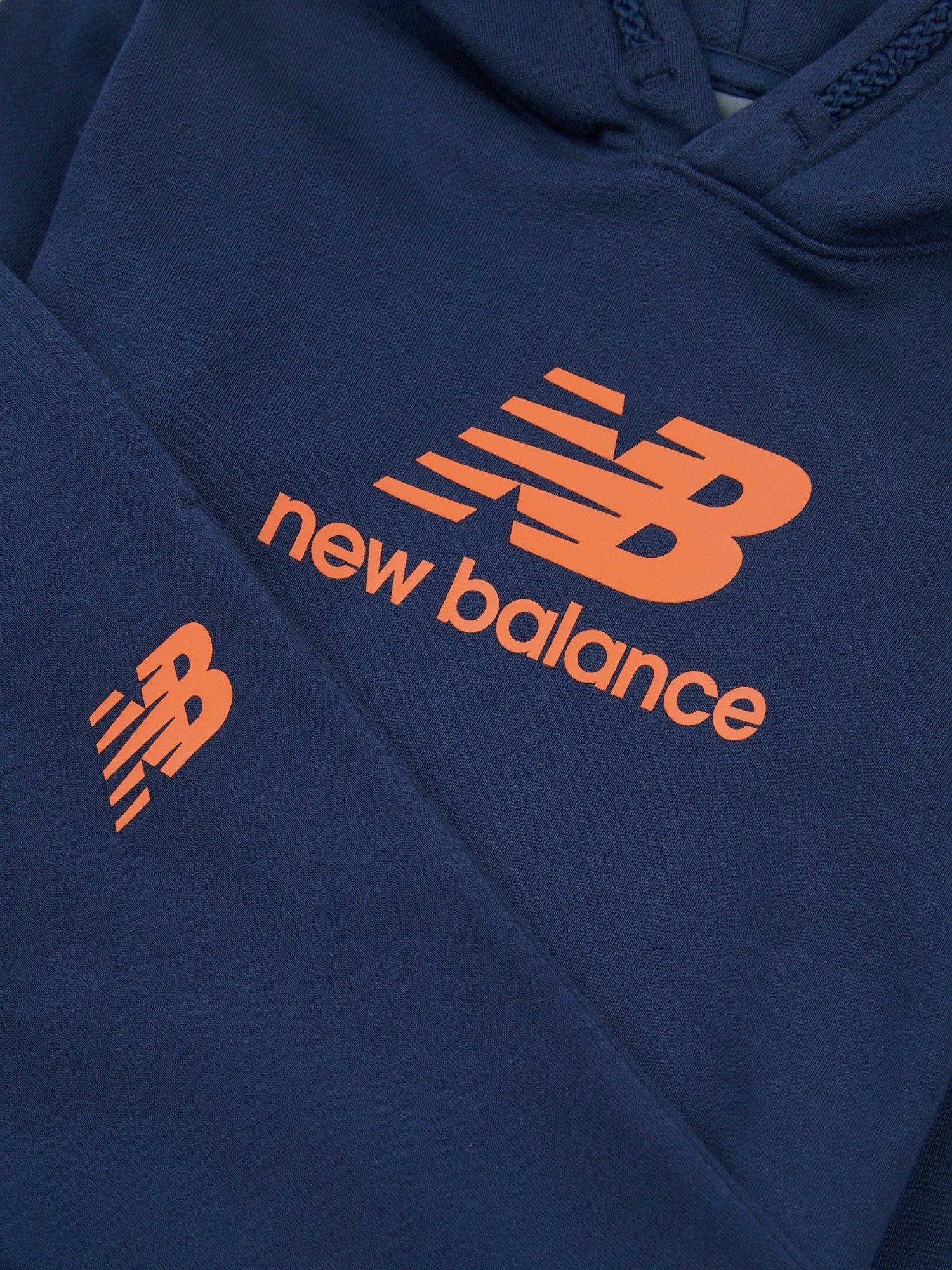 Product image 3 of 5, which shows New Balance Kids' Logo Hoodie & Joggers Set, Nb Navy, 3-4 years