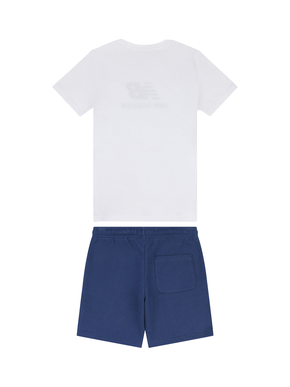 Product image 8 of 9, which shows New Balance Kids' Logo Tee & Shorts Set, Nb Bright White, 3-4 years