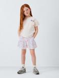 John Lewis Kids' Floral Pocket T-Shirt, White