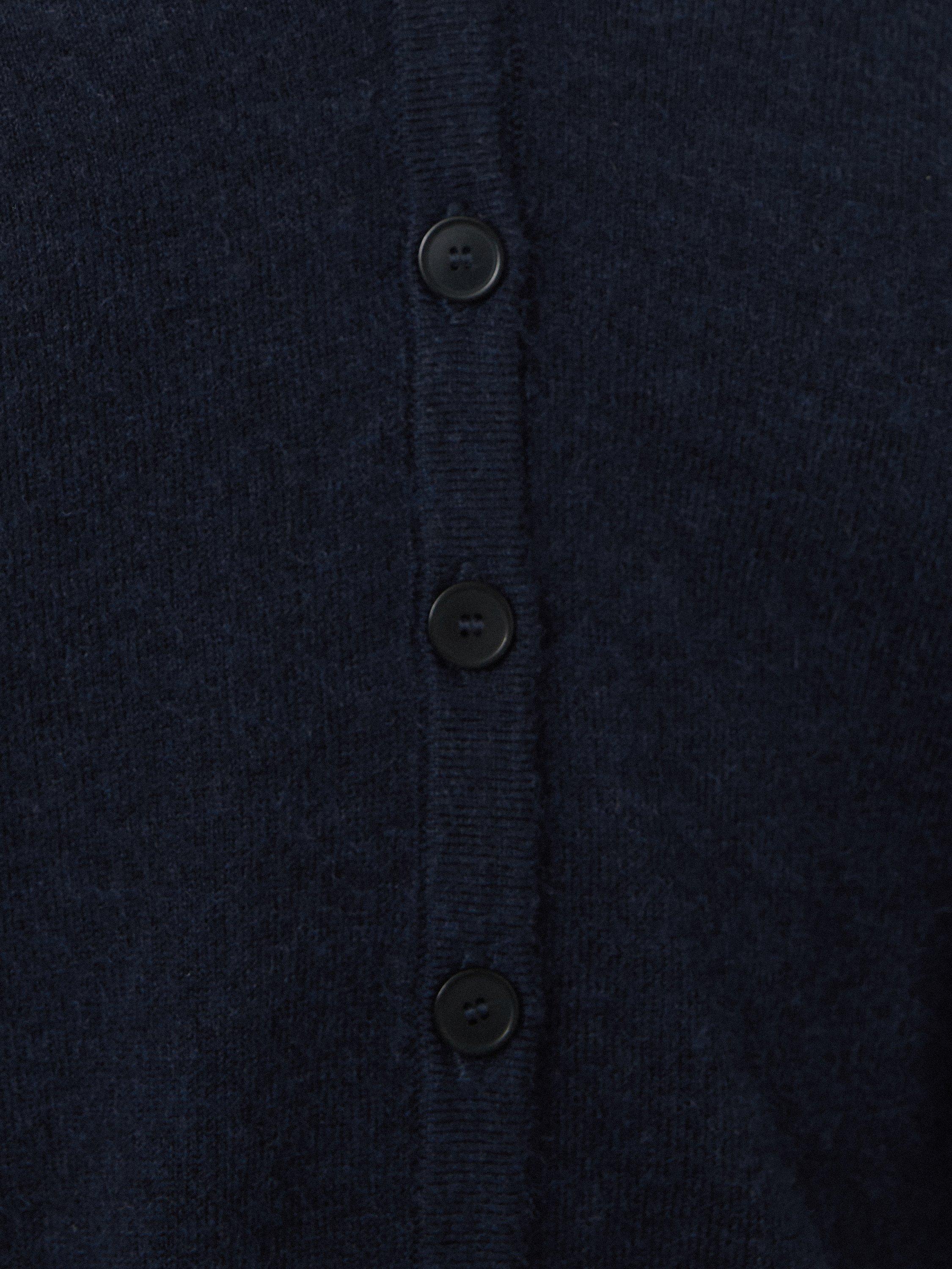 Jigsaw Lightweight V Neck Cardigan Navy