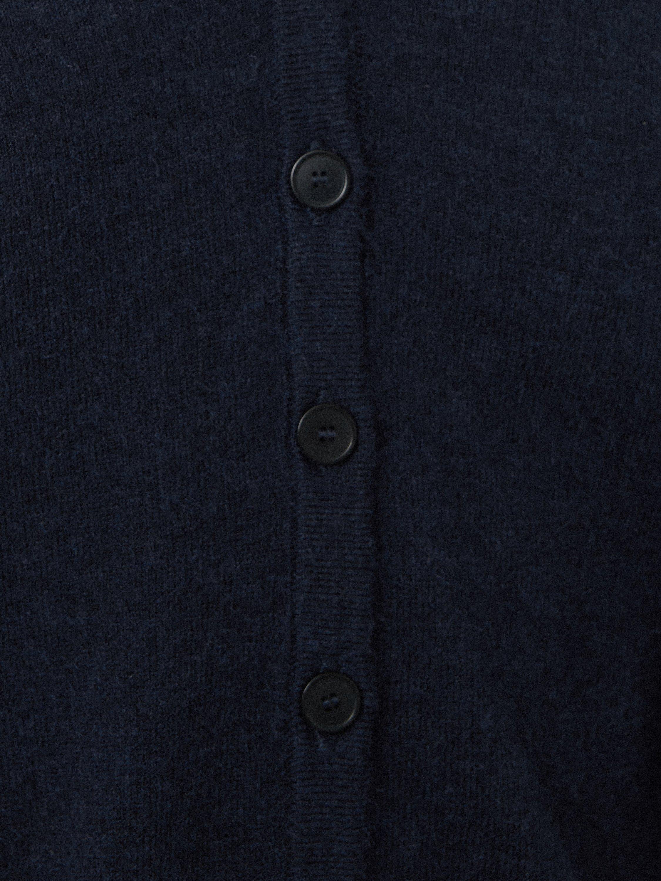 Jigsaw Lightweight V Neck Cardigan Navy