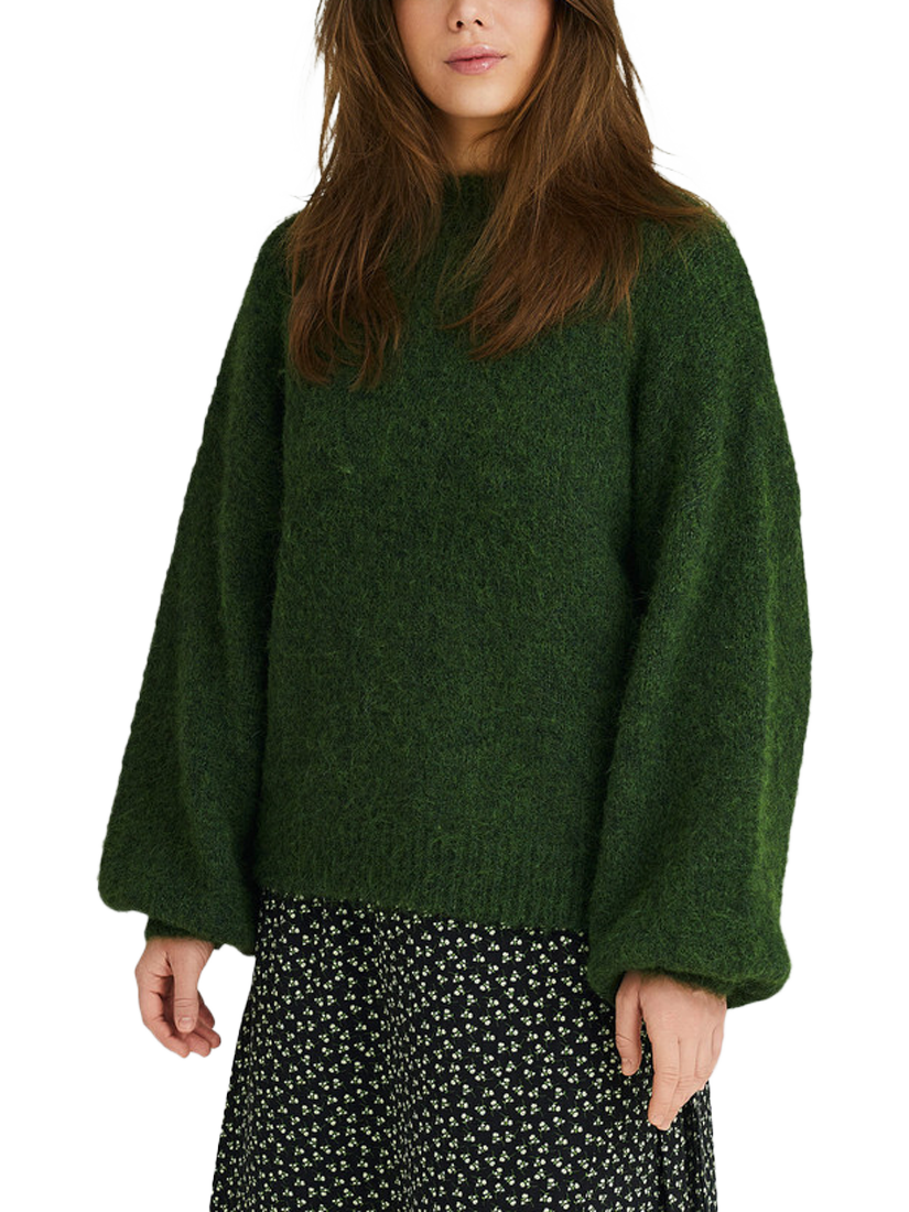 A-VIEW Patrisia Oversized Jumper, Dark Green