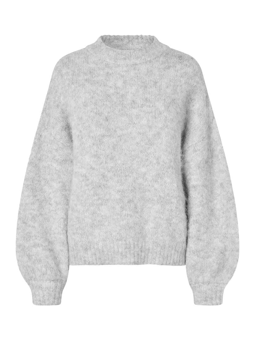 Product image 3 of 4, which shows A-VIEW Patrisia Oversized Jumper, Light Grey, XS