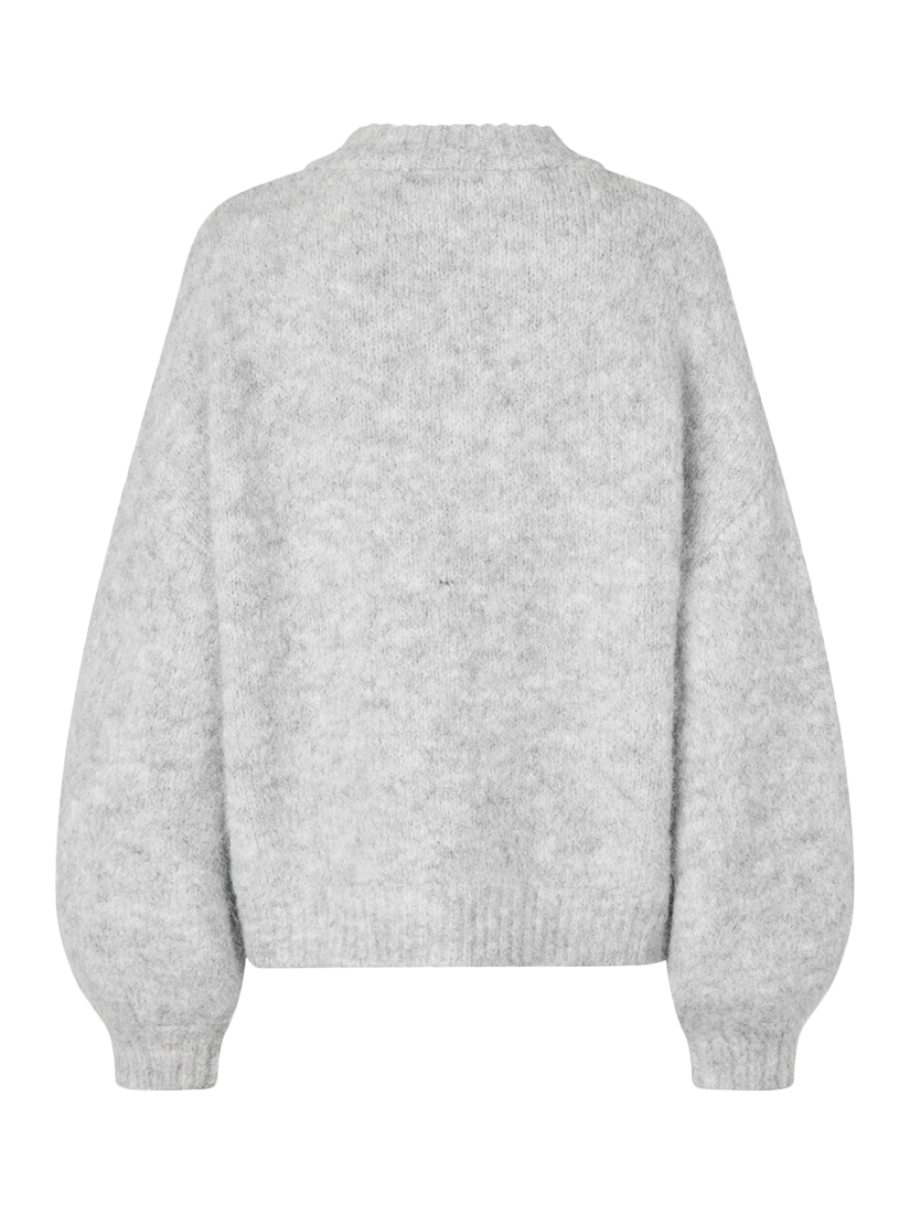 Product image 4 of 4, which shows A-VIEW Patrisia Oversized Jumper, Light Grey, XS