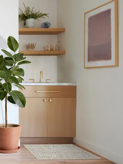 Ruggable Strimma Flatwoven Rug, Black/Cream - view 2, Black/Cream