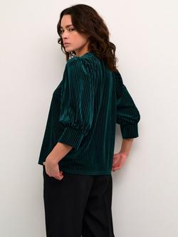 KAFFE Caca Corduroy Blouse, Garden Topiary - view 2, Garden Topiary