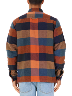 LUKE 1977 Bala 4000 Check Shacket - view 2, Copper Orange