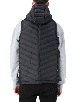 LUKE 1977 New Global Quilted Gilet, Black - view 2, Black