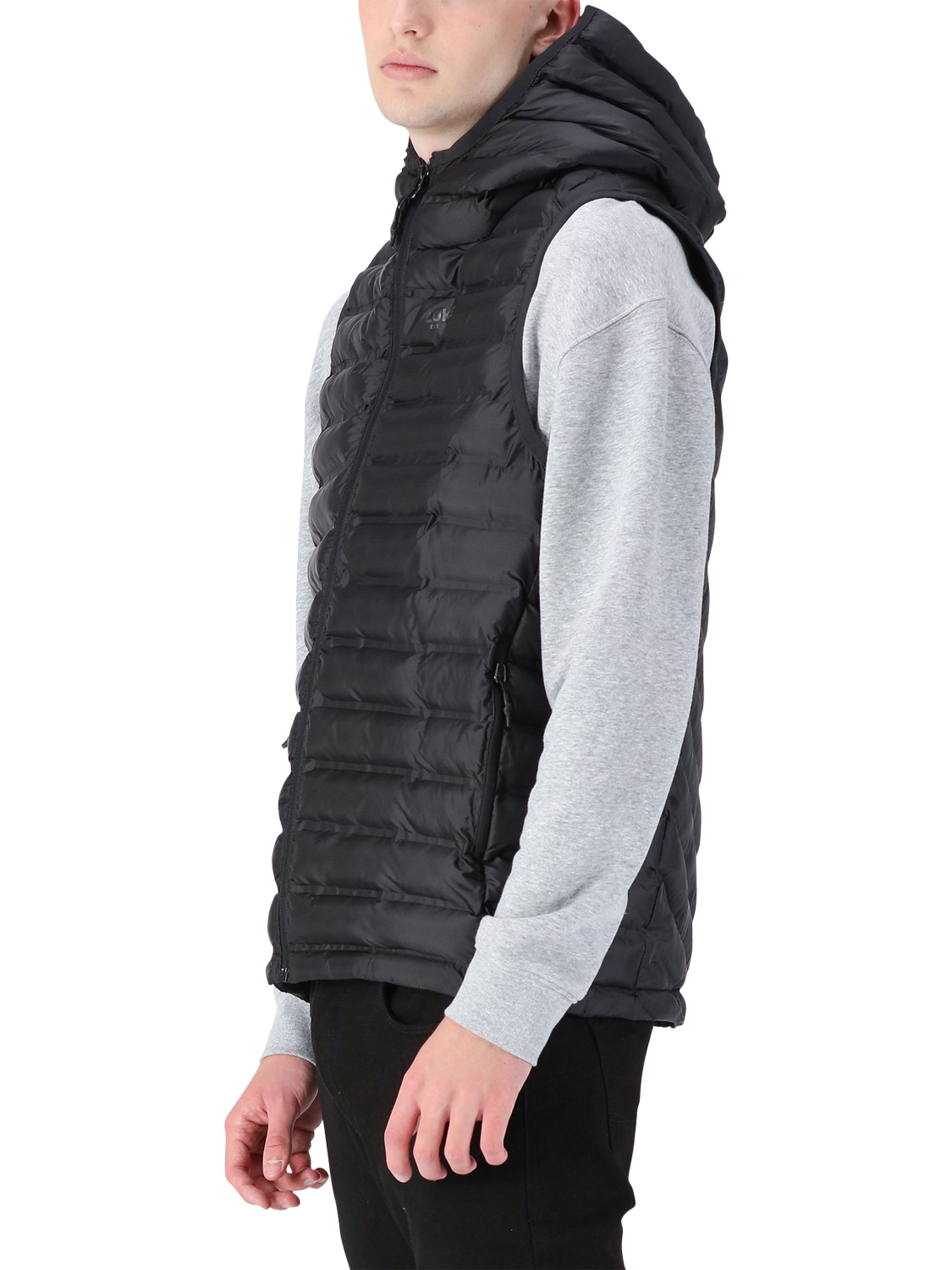 Product image 3 of 7, which shows LUKE 1977 New Global Quilted Gilet, Black, XS