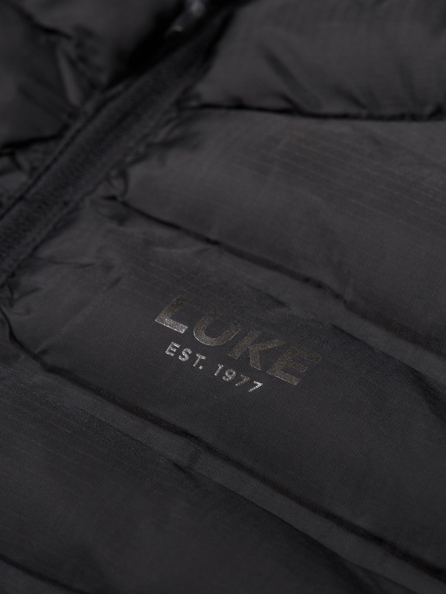 Product image 7 of 7, which shows LUKE 1977 New Global Quilted Gilet, Black, XS