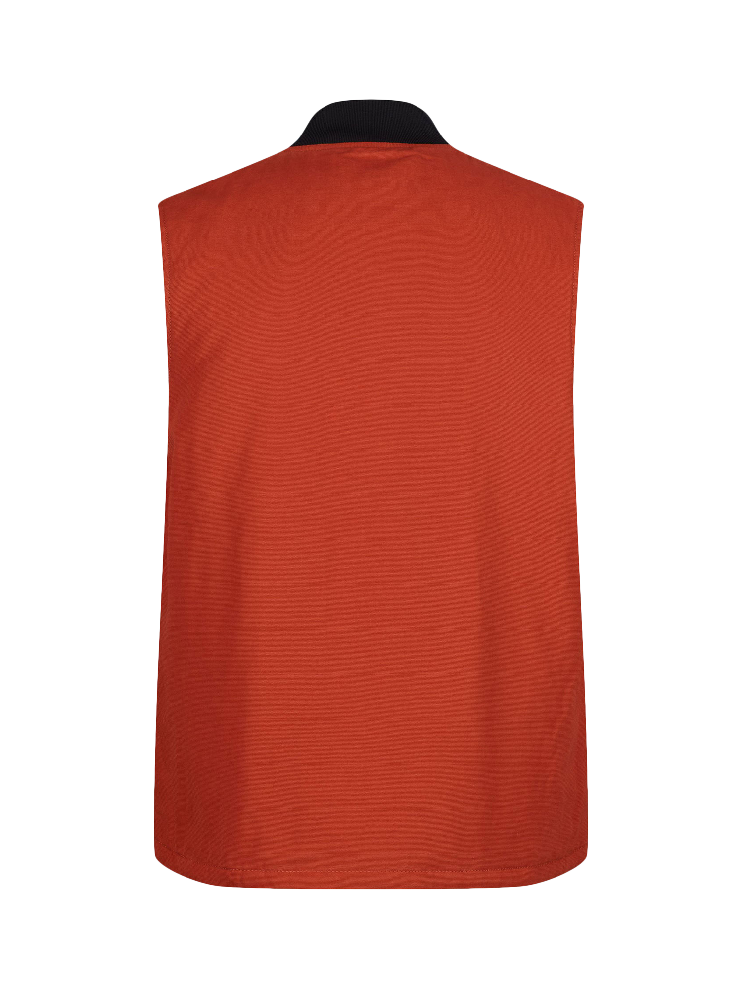 Product image 5 of 7, which shows LUKE 1977 Vyrnwy Cotton Canvas Gilet, Copper Orange, XS