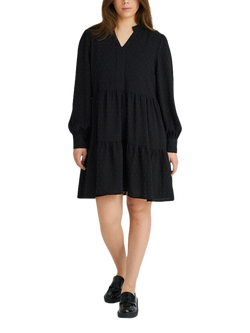 A-VIEW Vanessa Dotted Dress, Black, Black