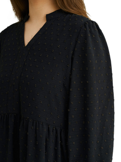 A-VIEW Vanessa Dotted Dress, Black - view 2, Black