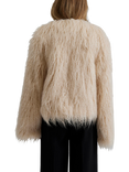 Malina Manda Faux Fur Jacket, Vanilla