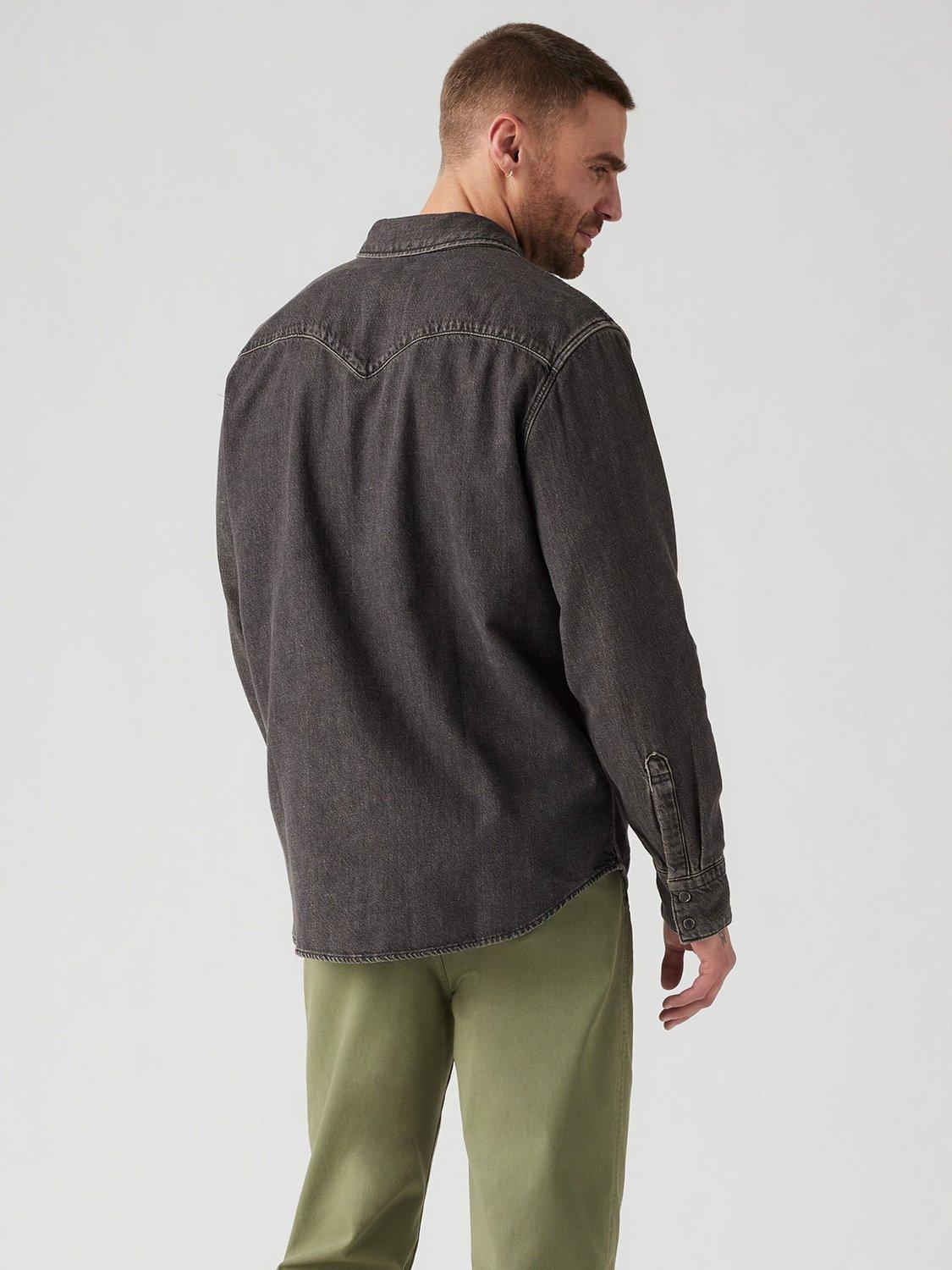 Product image 2 of 3, which shows Levi's Western Denim Shirt, Washed Black, S