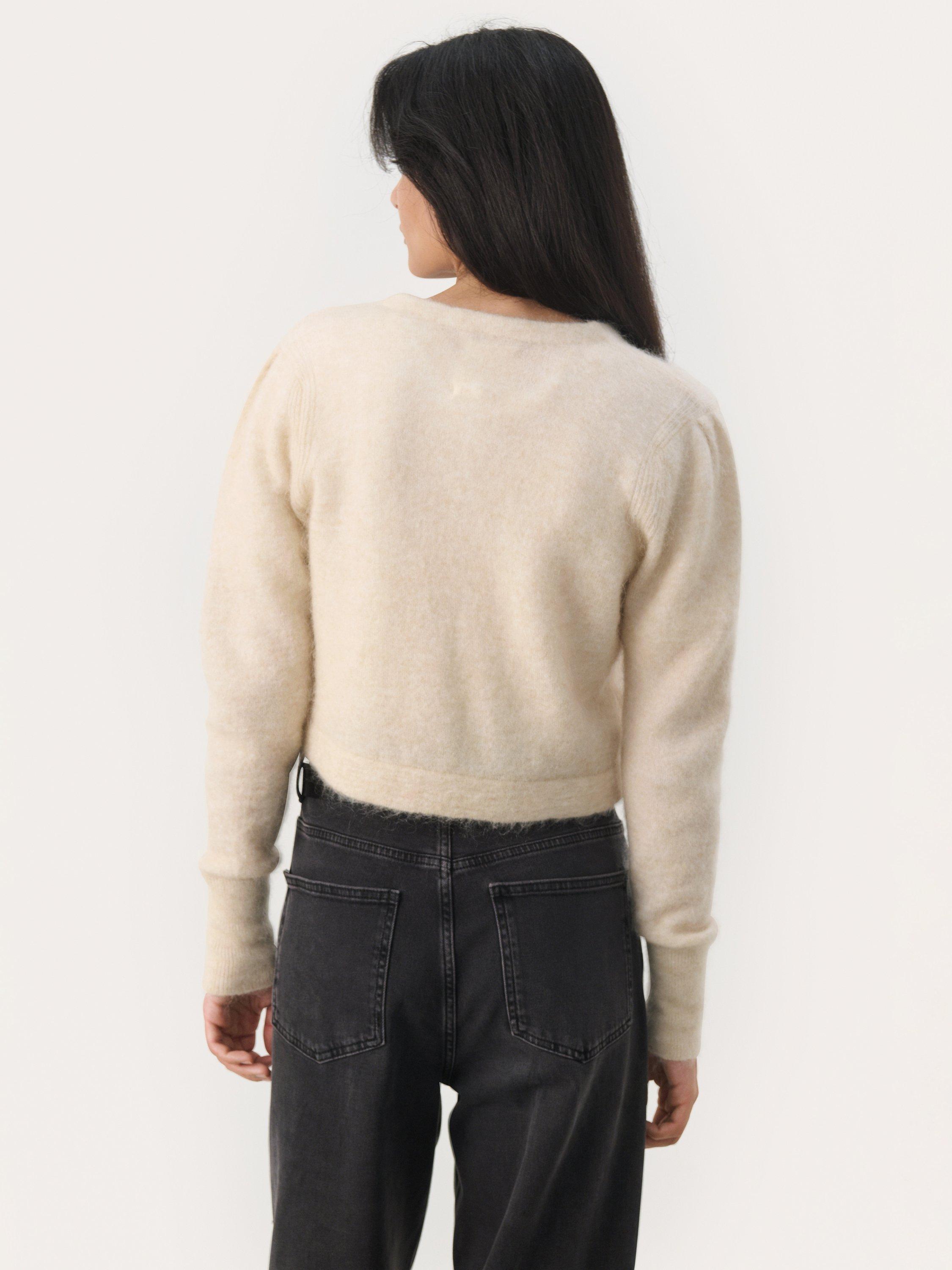 Product image 2 of 6, which shows Part Two Mathilde Slim Fit Cardigan, French Oak Melange, L