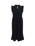 Part Two Gimalina Ruffle Detail Maxi Dress, Black