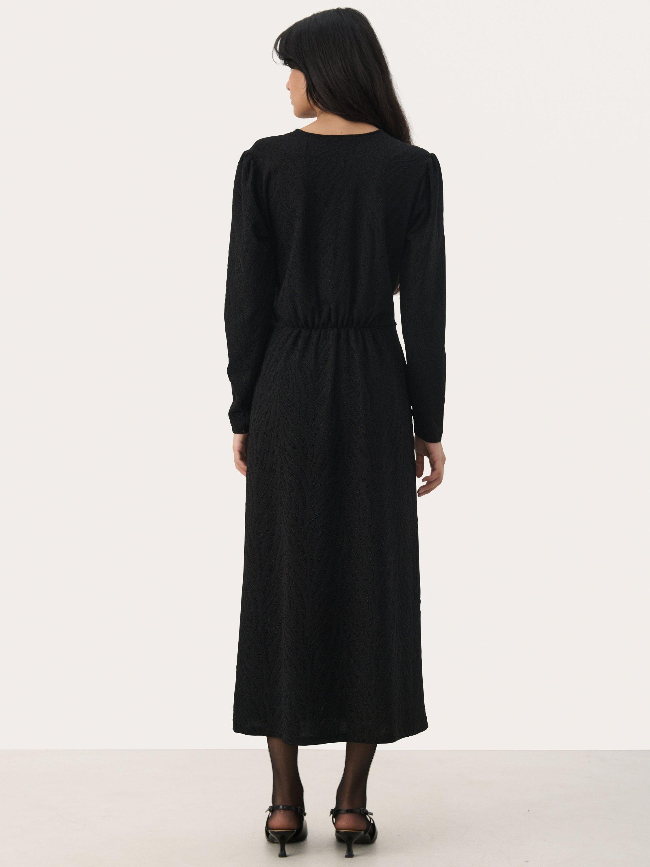 Product image 2 of 6, which shows Part Two Melua Jersey Dress, Black, M