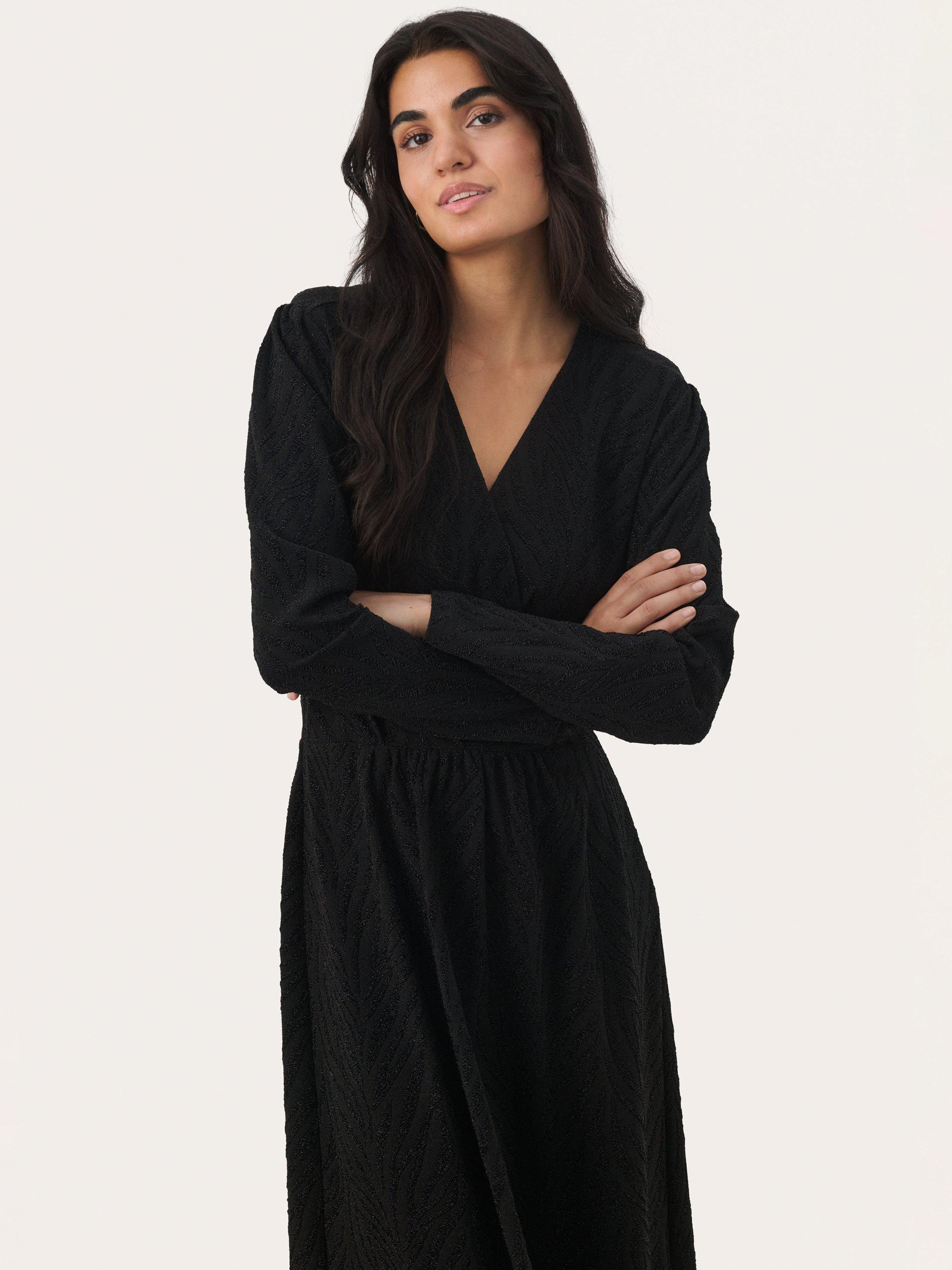 Product image 3 of 6, which shows Part Two Melua Jersey Dress, Black, M
