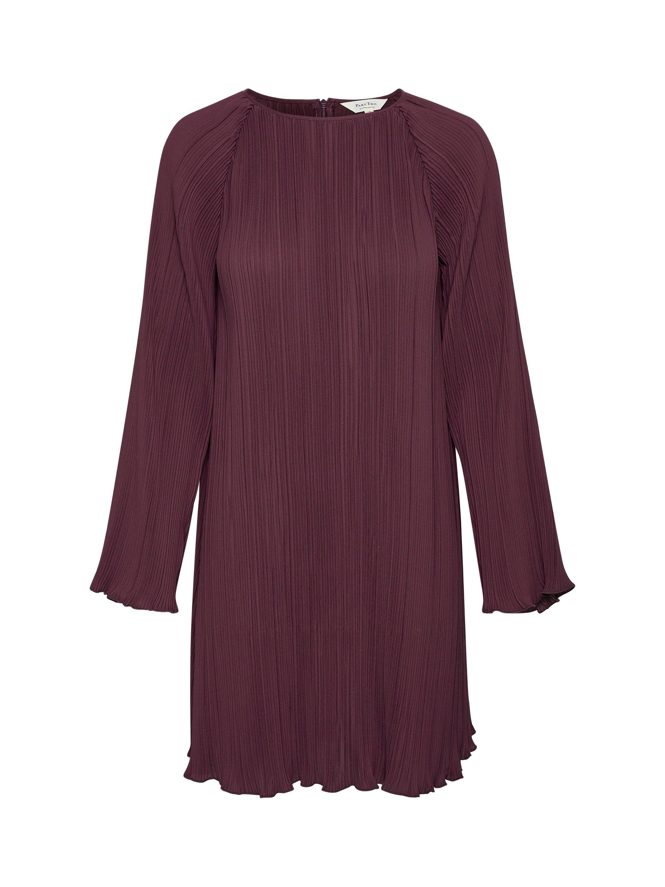 Product image 1 of 2, which shows Part Two Milana Smock Dress, Winetasting, 8