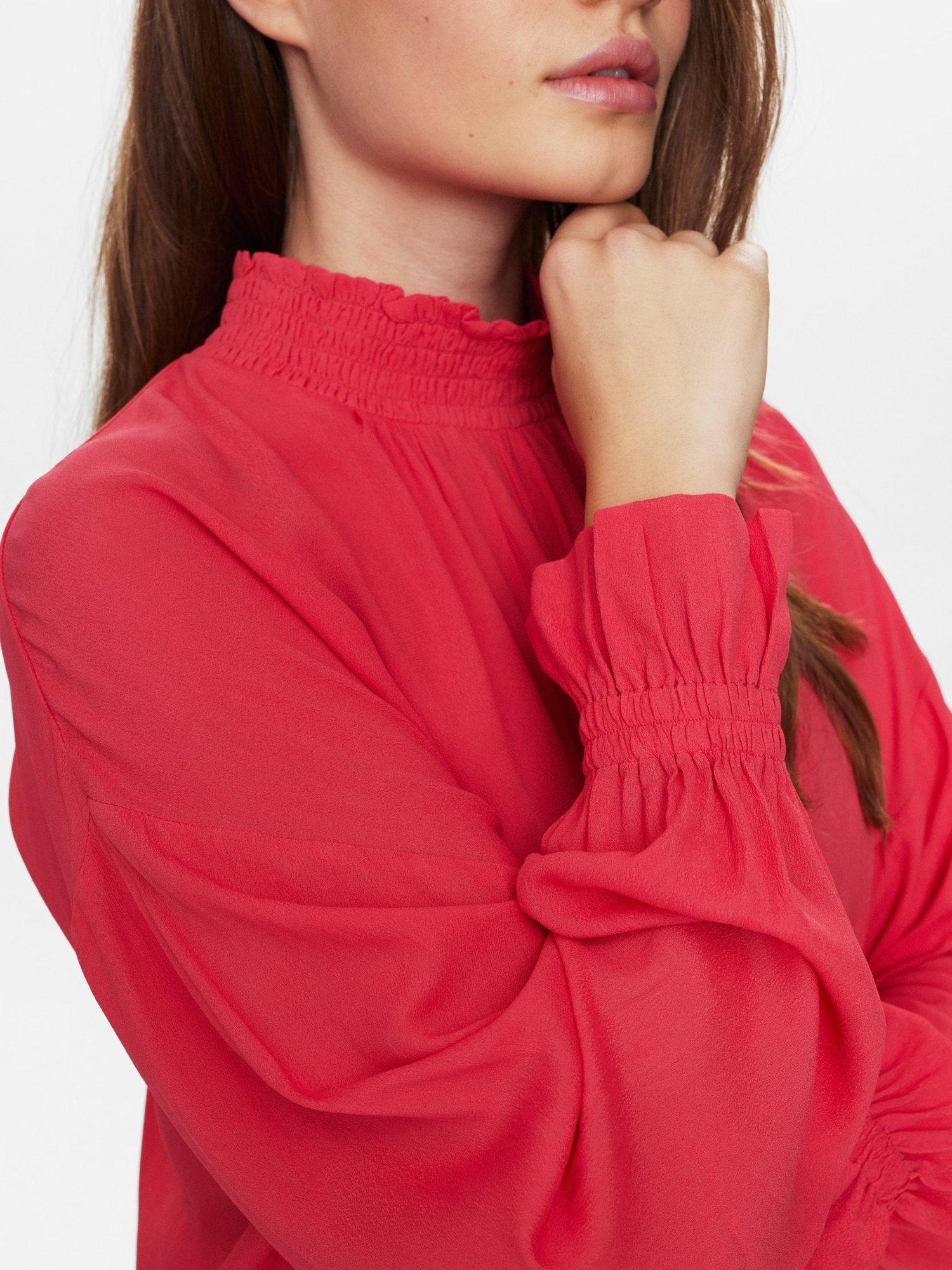 Product image 4 of 7, which shows Numph Nudaria Long Sleeve Shirt, Pink, 34