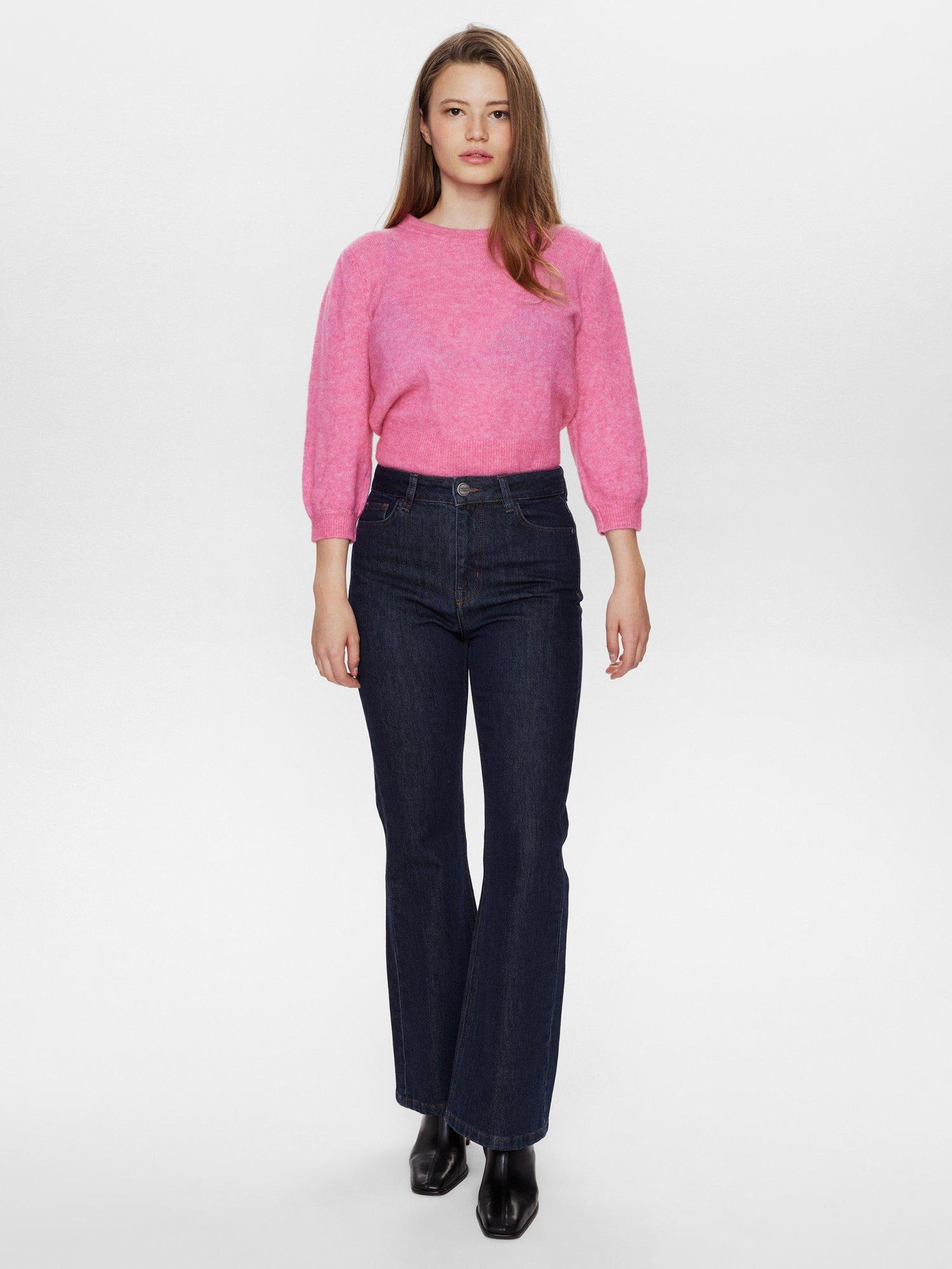 Numph London Bootcut Jeans, Dark Blue
